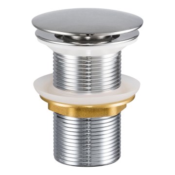 COMAD CLICK-CLACK T201L-3 - Altaan jäte CLICK-CLACK halkaisija 7 cm kiiltävä kromi