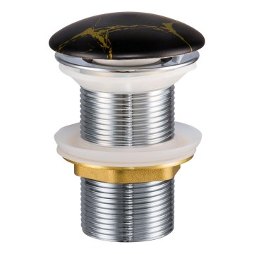 COMAD CLICK-CLACK T201M-B12-3 - Altaan jäte CLICK-CLACK halkaisija 7 cm matta musta