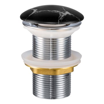 COMAD CLICK-CLACK T201M-B2-3 - Altaan jäte CLICK-CLACK halkaisija 7 cm matta musta