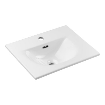 COMAD SKY 3 50CM ( E-8099-3-50 ) - Upotettu allas SKY 51x40 cm keramiikka/kiiltävä valkoinen