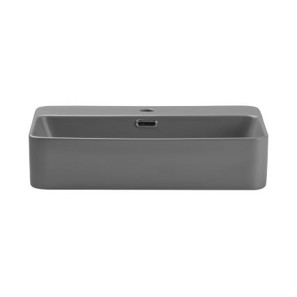 COMAD TRUST 2 MATT LIGHT GREY ( E-6282 ) - Työtasoallas TRUST 55x38 cm keramiikka/matta harmaa