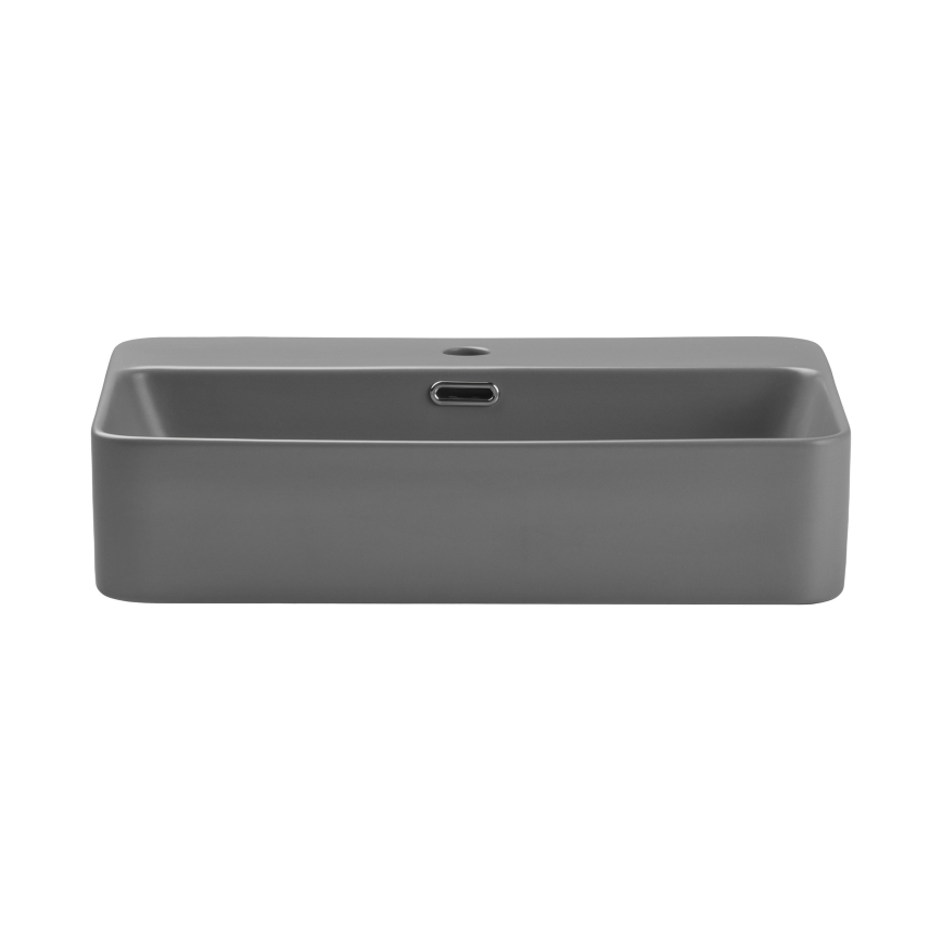 COMAD TRUST 2 MATT LIGHT GREY ( E-6282 ) - Työtasoallas TRUST 55x38 cm keramiikka/matta harmaa