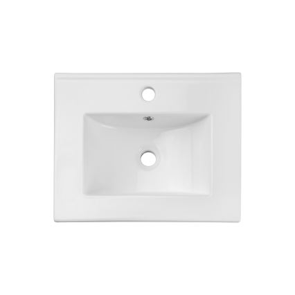 COMAD UM-2050RB DANCE 50 DP - Upotettava pesuallas DANCE 52x40 cm keramiikka/matvalkoinen