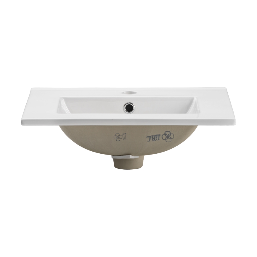 COMAD UM-2050RB DANCE 50 - Upotettu allas DANCE 52x40 cm keramiikka/kiiltävä valkoinen