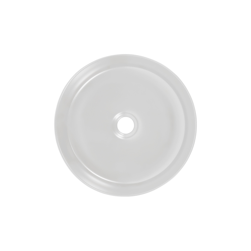 COMAD UM-6259 SIMPLE 8. - Työtasoallas SIMPLE halkaisija 36 cm keramiikka/mattavalkoinen/matta musta