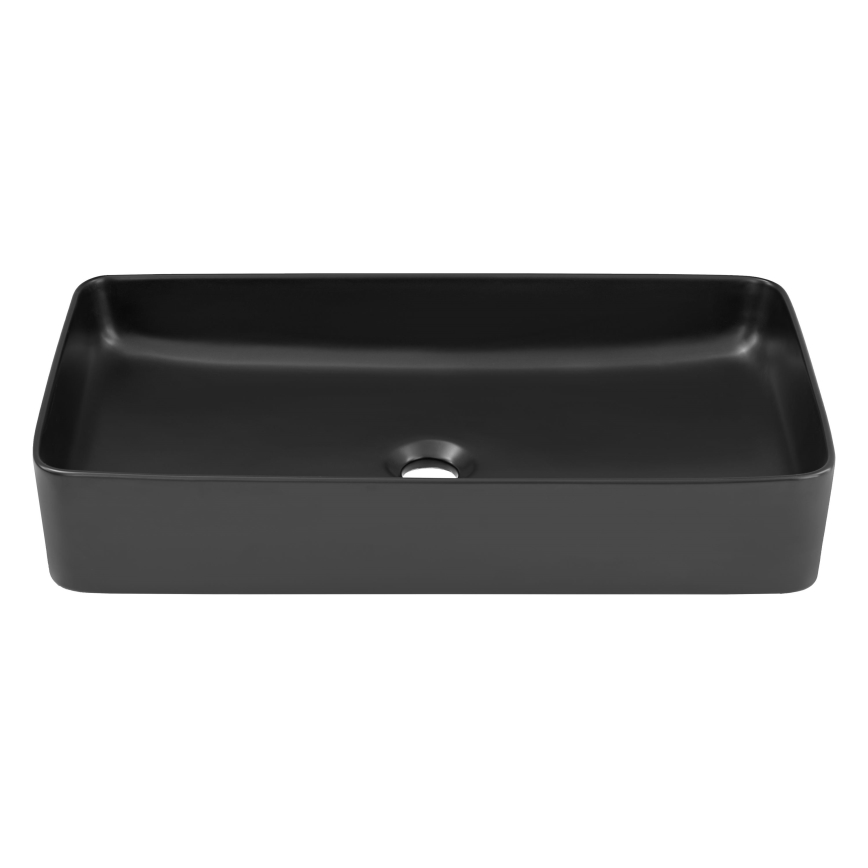 COMAD UM-6275 SLIM 60 BLACK DP - Työtasoallas SLIM 61x34 cm keramiikka/matta musta