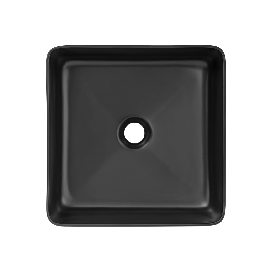 COMAD UM-6276 SLIM 40 BLACK DP - Työtasoallas SLIM 37x37 cm keramiikka/matta musta