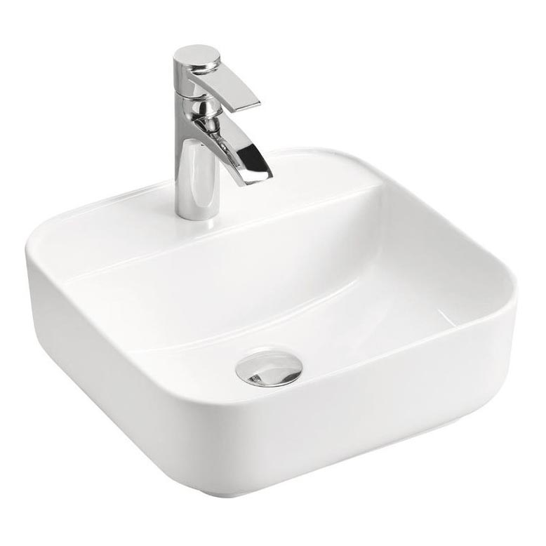 COMAD UM-6288 MAGIC 40 DP - Työtasoallas MAGIC 40x40 cm keramiikka/kiiltävä valkoinen