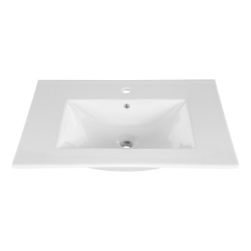 COMAD UM-CFP LAVA 80D - Upotettu allas LAVA 81x46 cm keramiikka/kiiltävä valkoinen