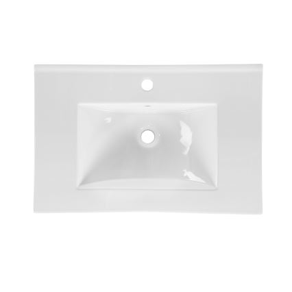 COMAD UM-CFP LAVA 80D - Upotettu allas LAVA 81x46 cm keramiikka/kiiltävä valkoinen