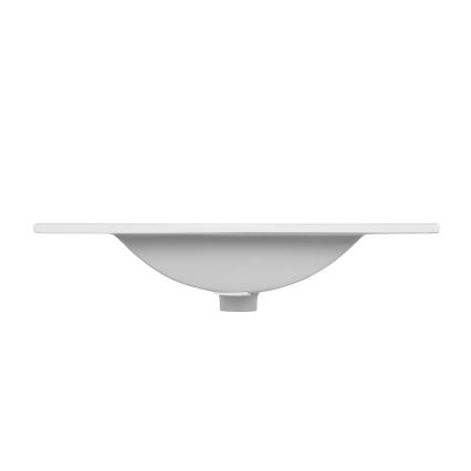 COMAD UM-CFP LAVA 80D - Upotettu allas LAVA 81x46 cm keramiikka/kiiltävä valkoinen