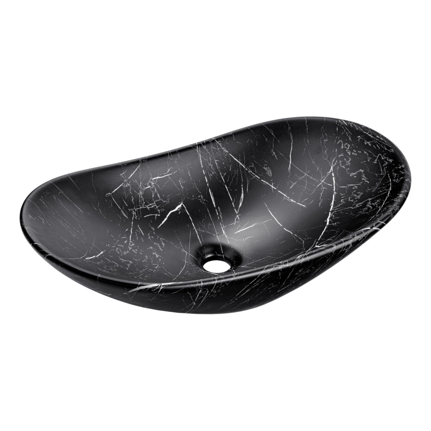 COMAD UN-LENA-MB2 - Työtasoallas LENA 61,5x36 cm keramiikka/matta musta