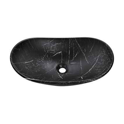 COMAD UN-LENA-MB2 - Työtasoallas LENA 61,5x36 cm keramiikka/matta musta