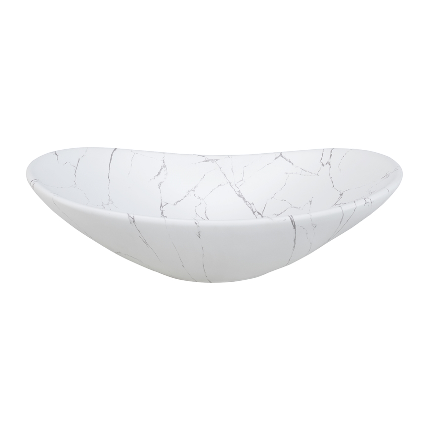 COMAD UN-LENA-MW17 - Työtasoallas LENA 61,5x36 cm keramiikka/mattavalkoinen