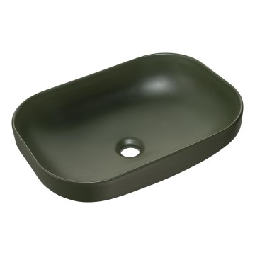 COMAD UN-NELI-MFG - Työtasoallas NELI 50,4x35,2 cm keramiikka/matta vihreä