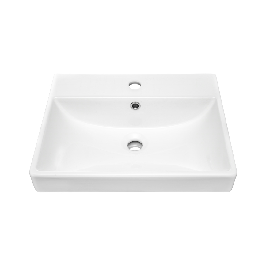 COMAD UN-RITA-GW-50 - Työtasoallas RITA 50x40 cm keramiikka/kiiltävä valkoinen