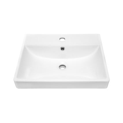 COMAD UN-RITA-GW-60 - Työtasoallas RITA 60x40 cm keramiikka/kiiltävä valkoinen