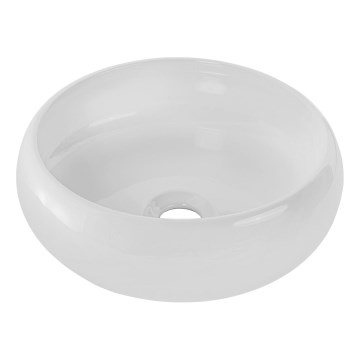 COMAD UN-WIKI-SW - Työtasoallas WIKI halkaisija 36 cm keramiikka/kiiltävä valkoinen