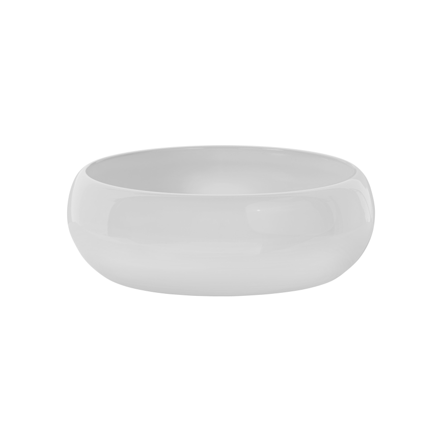 COMAD UN-WIKI-SW - Työtasoallas WIKI halkaisija 36 cm keramiikka/kiiltävä valkoinen