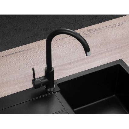 Concept BDG3334BC - Keittiöhana 33,5 cm, graniitti/musta
