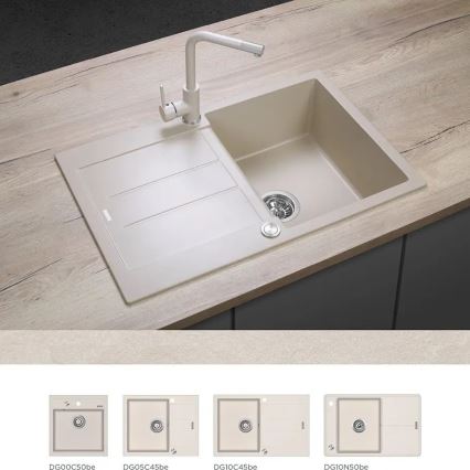 Concept BDG4327BE - Keittiöhana 27,3 cm, graniitti/beige