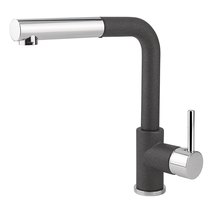 Concept BDG4527BC - Keittiöhana vedettävällä suihkupäällä 26,9 cm graniitti/musta