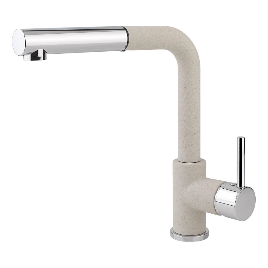 Concept BDG4527BE - keittiöhana ulosvedettävällä suihkupäällä 26,9 cm graniitti/beige