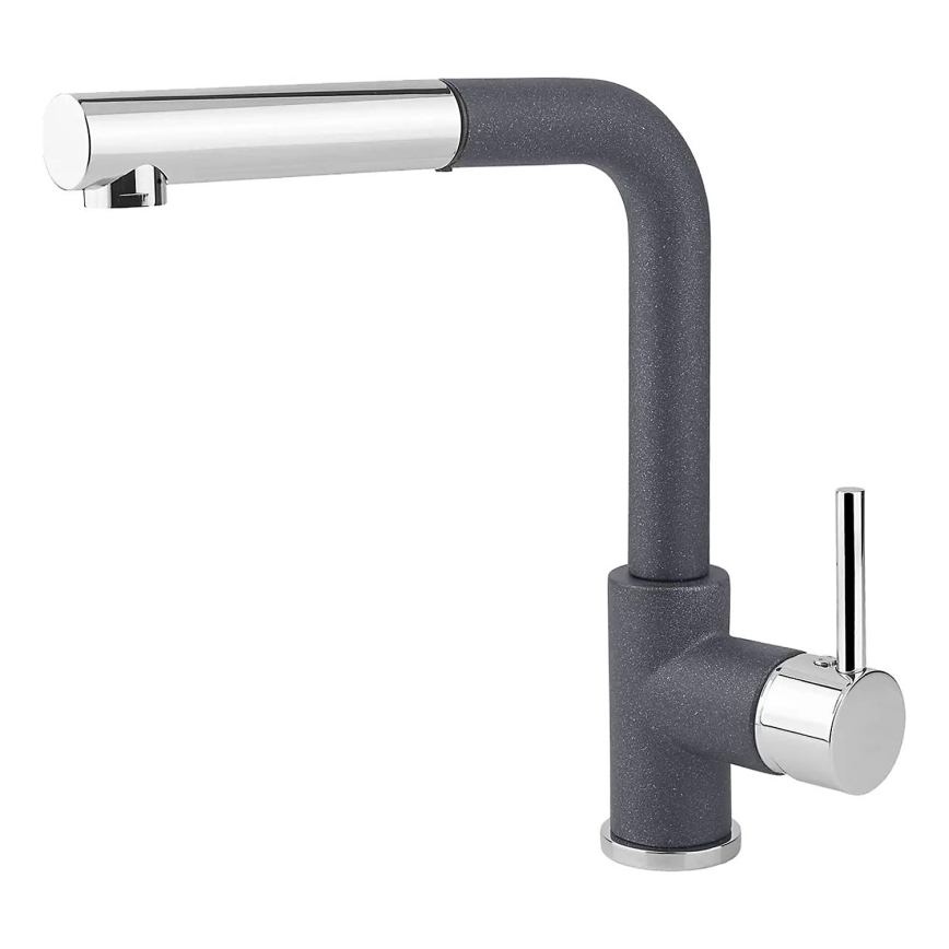 Concept BDG4527DG - Keittiöhana ulosvedettävällä suihkupäällä 26,9 cm graniitti/tummanharmaa
