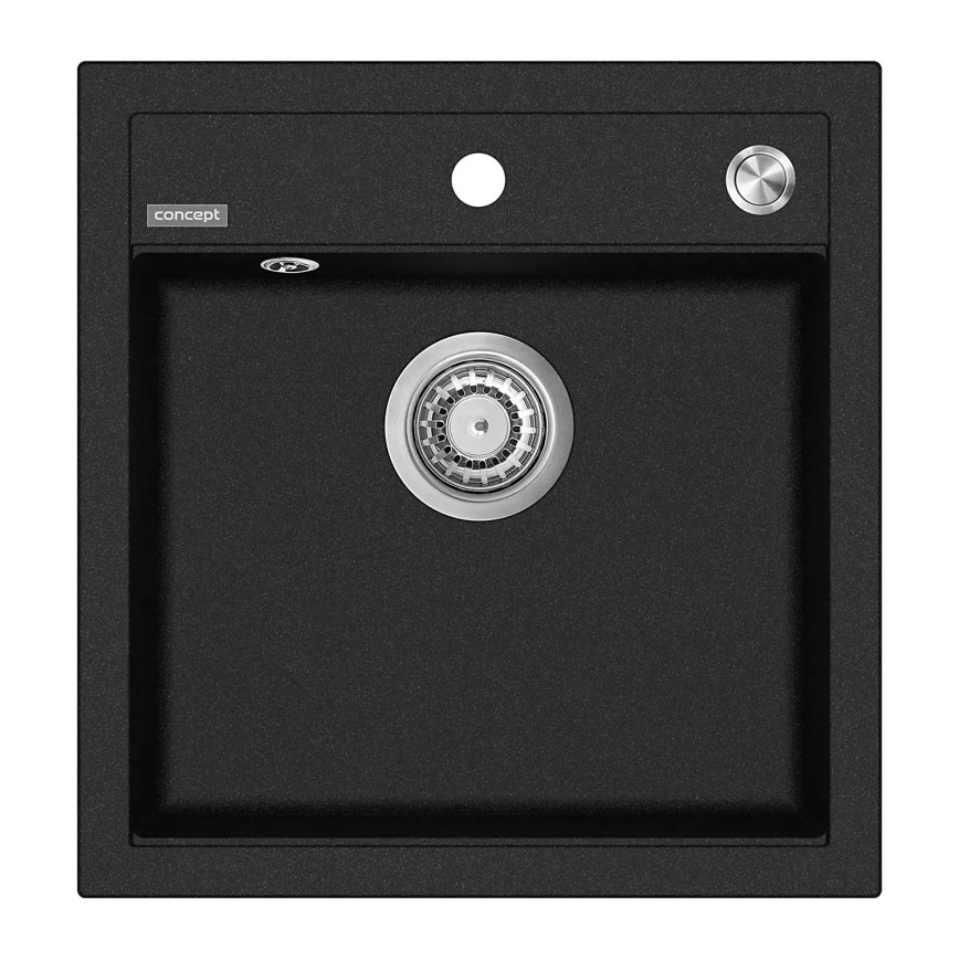 Concept DG00C50BC - Keittiöallas CUBIS 49x51 cm graniitti/musta