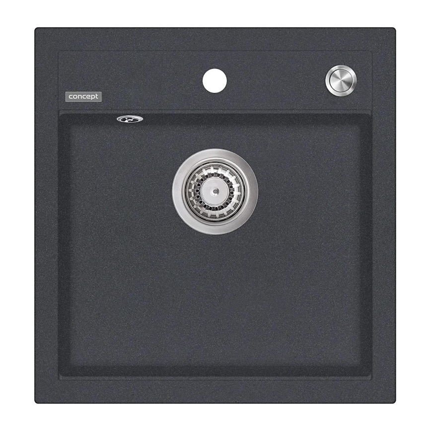 Concept DG00C50DG - Keittiöallas CUBIS 49x51 cm graniitti/ tummanharmaa