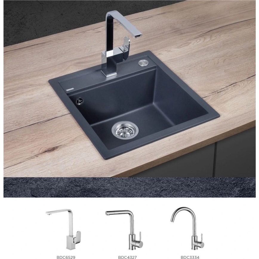 Concept DG00C50DG - Keittiöallas CUBIS 49x51 cm graniitti/ tummanharmaa