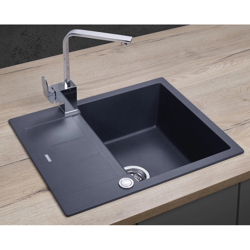 Concept DG05C45DG - Keittiöallas CUBIS 50x62 cm graniitti/tummanharmaa