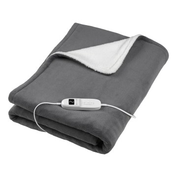Concept DV7420 - Sähköinen lämpöpeitto 160W/230V 180x130 cm harmaa/valkoinen