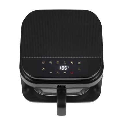 Concept FR5500 - Air Fryer GLASS & FAST 5,5 l 1200W/230V musta