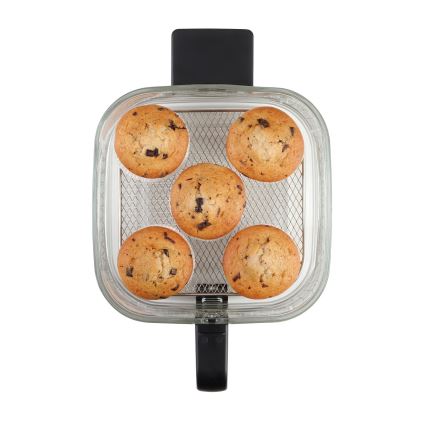 Concept FR5500 - Air Fryer GLASS & FAST 5,5 l 1200W/230V musta