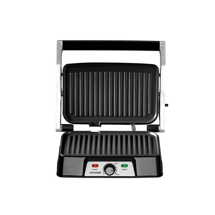 Concept ge2005 - Kontaktigrilli 1500W/230V ruostumaton/musta