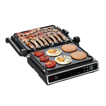 Concept ge3550 - Kontaktigrilli lämpötila-anturilla 2000W/230V musta