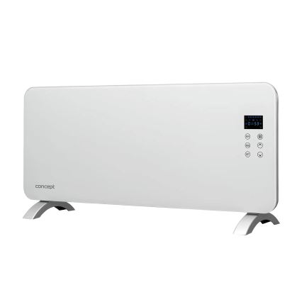 Concept KS4000 - Sähköinen suoralämmitin/konvektori 1000/2000 W IP24 valkoinen + kaukosäädin