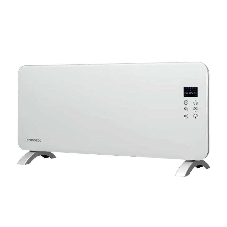 Concept KS4000 - Sähköinen suoralämmitin/konvektori 1000/2000 W IP24 valkoinen + kaukosäädin