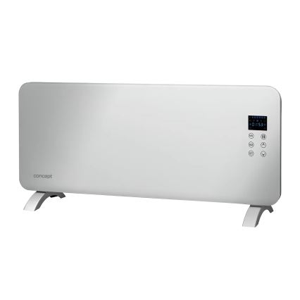 Concept KS4000 - Sähköinen suoralämmitin/konvektori 1000/2000 W IP24 valkoinen + kaukosäädin