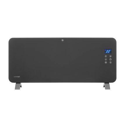 Concept KS4100 - Älykäs suora sähkölämmitin/konvektori 1000/2000W Wi-Fi IP24 harmaa