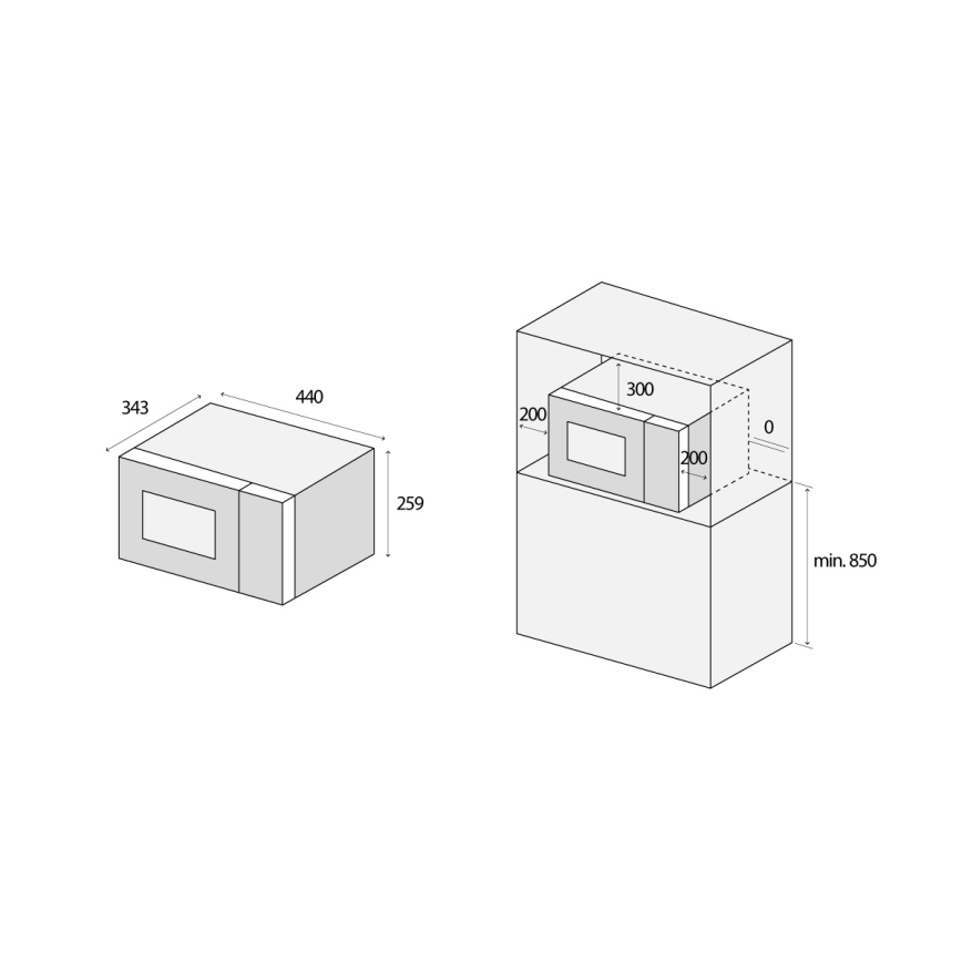 Concept MT2020WH - Mikroaaltouuni 700W/230V 20 l valkoinen