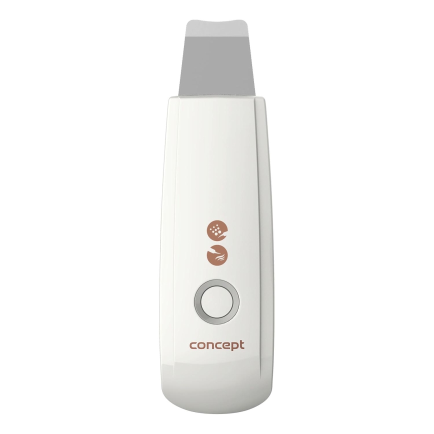 Concept PO2030 - Kosmeettinen ultraäänislastalla PERFECT SKIN 2,5W/5V USB 600 mAh valkoinen