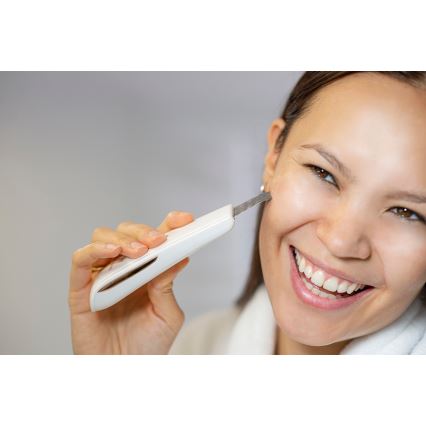 Concept PO2030 - Kosmeettinen ultraäänislastalla PERFECT SKIN 2,5W/5V USB 600 mAh valkoinen