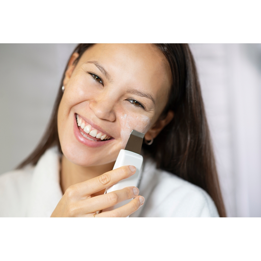 Concept PO2030 - Kosmeettinen ultraäänislastalla PERFECT SKIN 2,5W/5V USB 600 mAh valkoinen