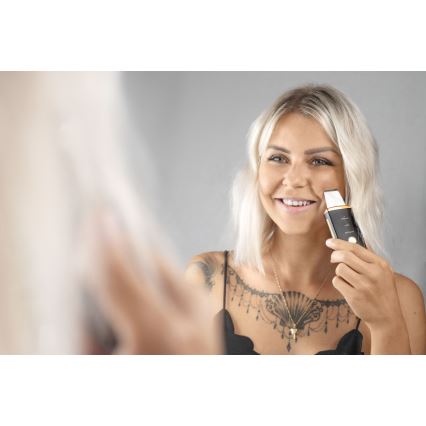 Concept PO2060 - Kosmeettinen ultraäänislastalla PERFECT SKIN 3,5W/5V USB 500 mAh IPX6 musta