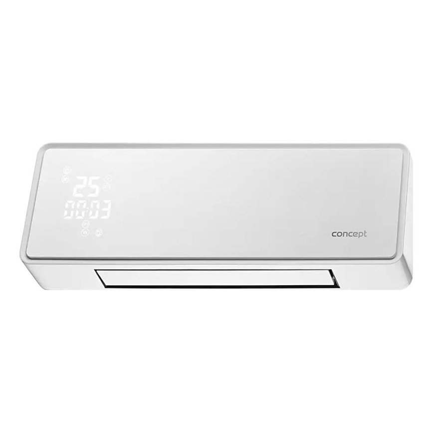 Concept QH4000 - Sähkölämmitin 1000/2000W IP22 valkoinen + kaukosäädin