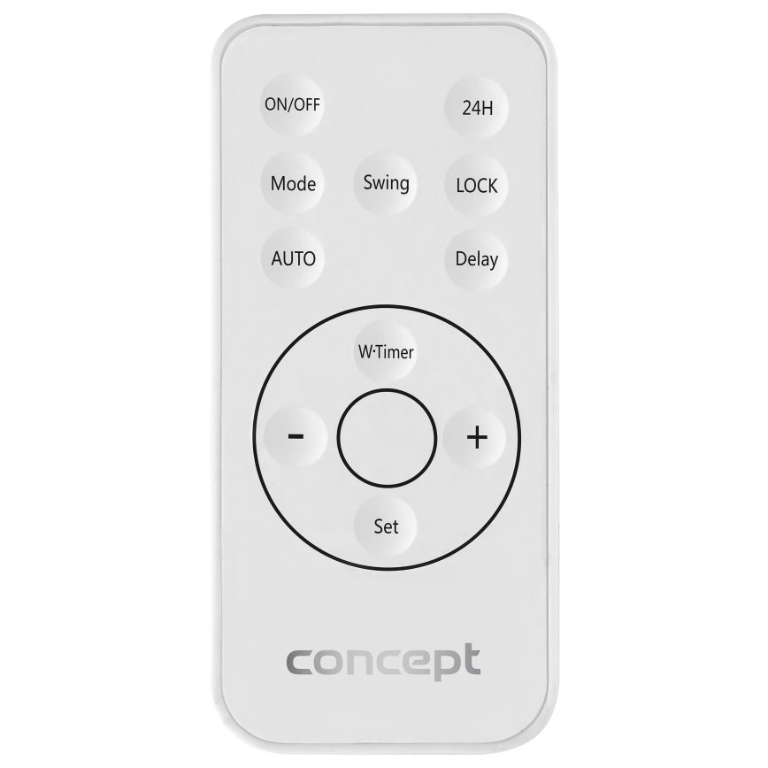 Concept QH4000 - Sähkölämmitin 1000/2000W IP22 valkoinen + kaukosäädin