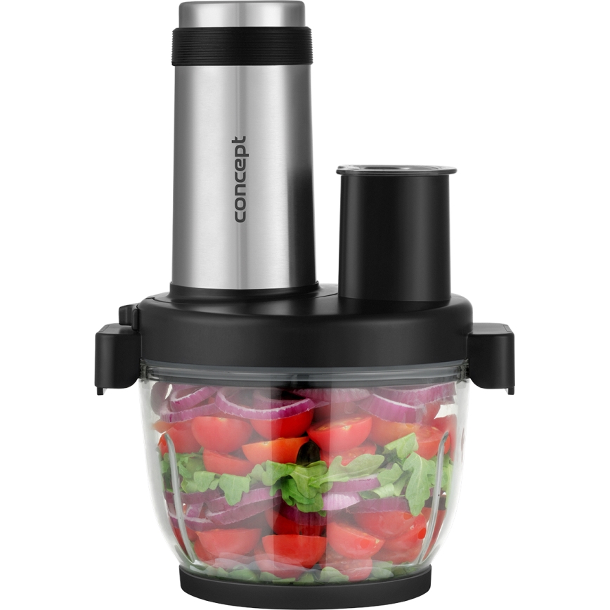 Concept RM3300 - Keittiörobotti raastimella 1000W/230V musta/ruostumaton