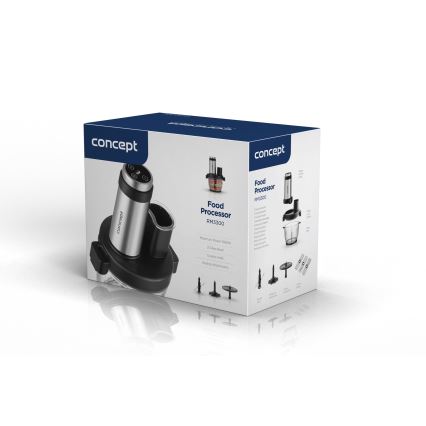 Concept RM3300 - Keittiörobotti raastimella 1000W/230V musta/ruostumaton